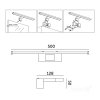 Kinkiet LED LUMIREFLECT 10W 4000K czarny Kobi Design